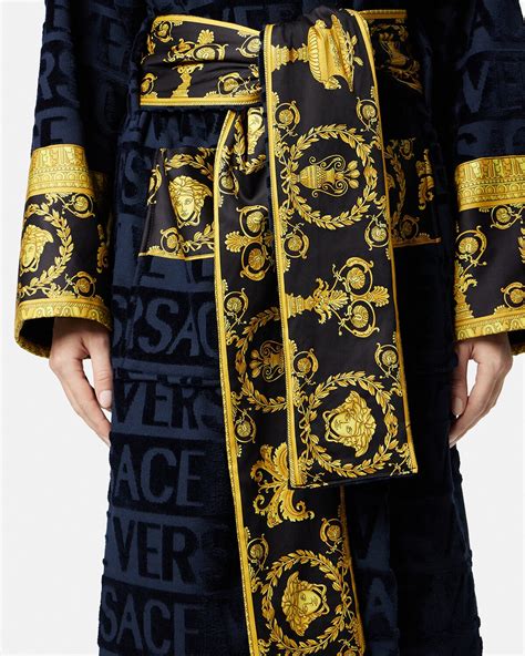 versace baroque bath robe|Versace bathrobe price.